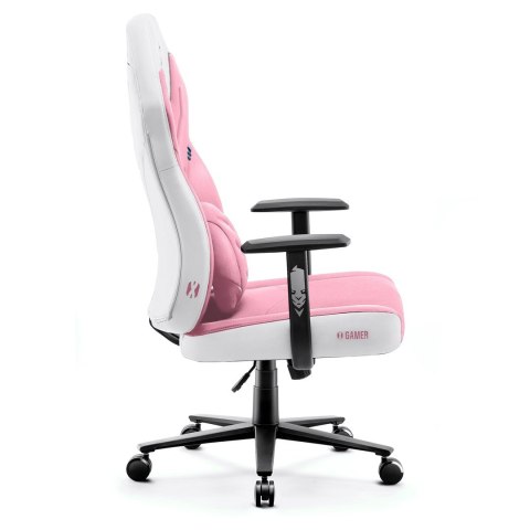 Fotel gamingowy DIABLO X-GAMER różowo-biały
