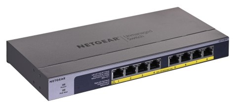 Switch Netgear GS108PP-100EUS 8p PoE 123W (PoE+: 8p) Unmanaged Gigabit Switch Netgear GS108PP-100EUS 8p PoE 123W (PoE+: 8p) Unmanaged Gigabit