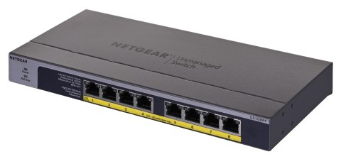 Switch Netgear GS108PP-100EUS 8p PoE 123W (PoE+: 8p) Unmanaged Gigabit Switch Netgear GS108PP-100EUS 8p PoE 123W (PoE+: 8p) Unmanaged Gigabit