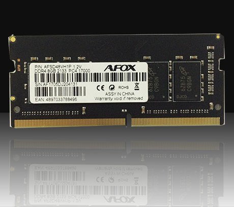 AFOX SO-DIMM DDR4 8GB 3200MHZ AFSD48PH1P AFOX SO-DIMM DDR4 8GB 3200MHZ AFSD48PH1P