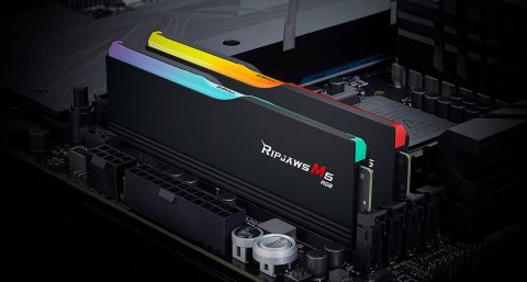 G.SKILL RIPJAWS M5 RGB DDR5 2X48GB 6000MHZ CL30-36 BLACK F5-6000J3036F48GX2-RM5RK G.SKILL RIPJAWS M5 RGB DDR5 2X48GB 6000MHZ CL30-36 BLACK F5-6000J3036F48GX2-RM5RK