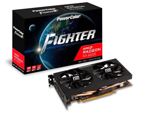 Karta graf. PowerColor Fighter Radeon RX 6600 8G Karta graf. PowerColor Fighter Radeon RX 6600 8G