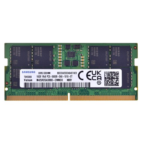Samsung SO-DIMM 16GB DDR5 1Rx8 5600MHz PC5-44800 M425R2GA3BB0-CWM Samsung SO-DIMM 16GB DDR5 1Rx8 5600MHz PC5-44800 M425R2GA3BB0-CWM