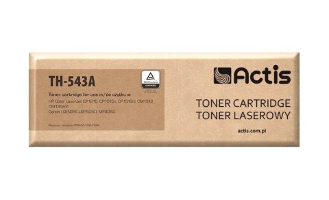 Actis TH-543A Toner (zamiennik HP 125A CB543A, Canon CRG-716M; Standard; 1500 stron; czerwony) Actis TH-543A Toner (zamiennik HP 125A CB543A, Canon CRG-716M; Standard; 1500 stron; czerwony)