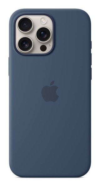 Apple iPhone16 Pro Max Silicone Case with MagSafe - Denim