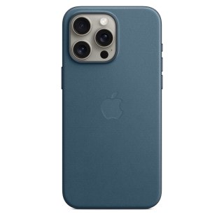 Etui Apple iPhone 15 Pro Max Feingewebe z MagSafe pazifikblau