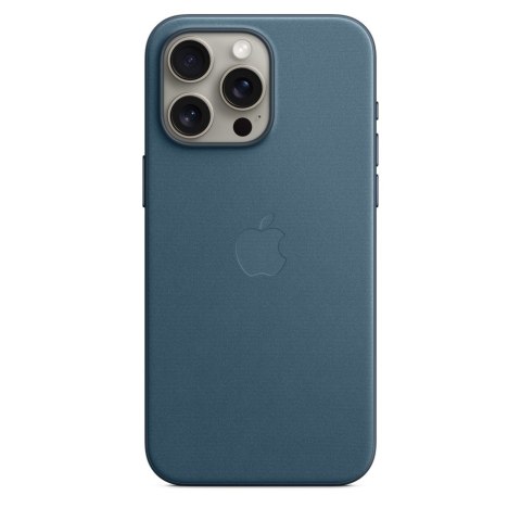 Etui Apple iPhone 15 Pro Max Feingewebe z MagSafe pazifikblau Etui Apple iPhone 15 Pro Max Feingewebe z MagSafe pazifikblau