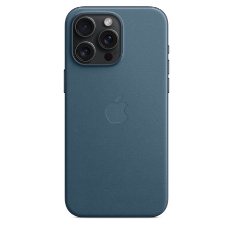Etui Apple iPhone 15 Pro Max Feingewebe z MagSafe pazifikblau Etui Apple iPhone 15 Pro Max Feingewebe z MagSafe pazifikblau