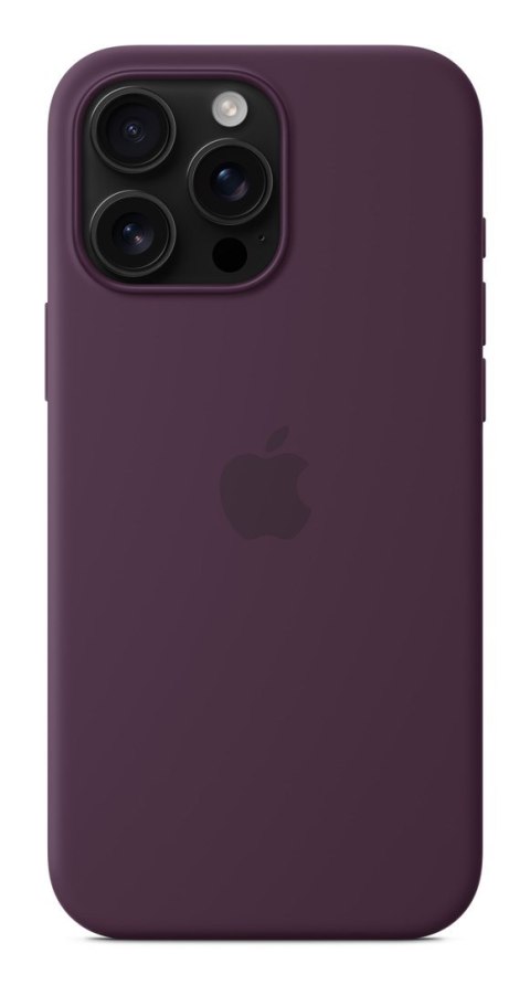 Etui Apple iPhone16 Pro Max Silicone Case with MagSafe - Plum Etui Apple iPhone16 Pro Max Silicone Case with MagSafe - Plum