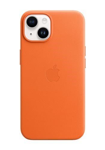 Etui skórzane Apple z MagSafe Orange, do iPhone 14 Plus Etui skórzane Apple z MagSafe Orange, do iPhone 14 Plus