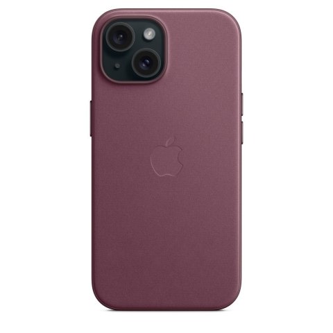 Etui z MagSafe Apple iPhone 15 Feingewebe Case Mullberry Etui z MagSafe Apple iPhone 15 Feingewebe Case Mullberry