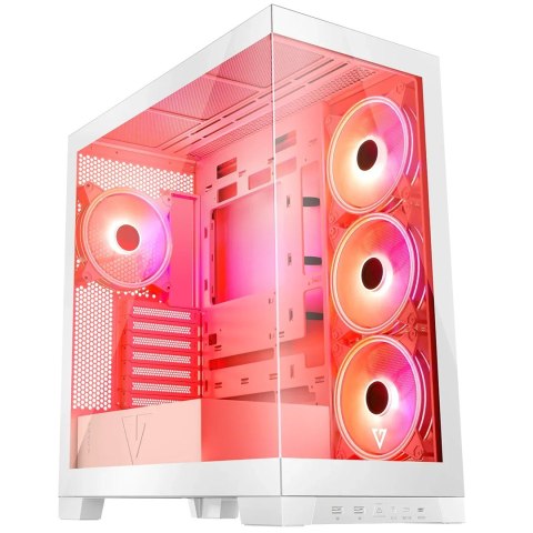 MODECOM OBUDOWA VOLCNO SPACE APEX ARGB MIDI WHITE MODECOM OBUDOWA VOLCNO SPACE APEX ARGB MIDI WHITE