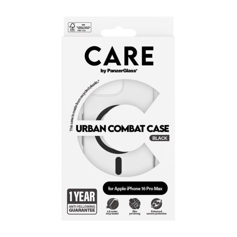 PanzerGlass CARE by PG BLK MagSafe iPhone16 6.9 Pro pokrowiec na telefon komórkowy Przezroczysty PanzerGlass CARE by PG BLK MagSafe iPhone16 6.9 Pro pokrowiec na telefon komórkowy Przezroczysty