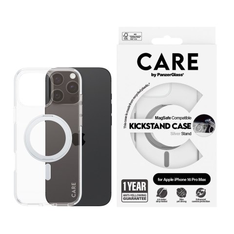 PanzerGlass CARE by PG SLV Kick/MagS iPhone16P 6.9 pokrowiec na telefon komórkowy Przezroczysty PanzerGlass CARE by PG SLV Kick/MagS iPhone16P 6.9 pokrowiec na telefon komórkowy Przezroczysty