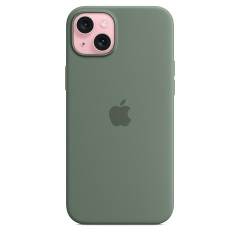 Silikonowe etui Apple z MagSafe Cypress, do iPhone 15 Plus Silikonowe etui Apple z MagSafe Cypress, do iPhone 15 Plus