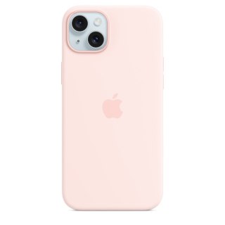 Silikonowe etui Apple z MagSafe Light Pink, do iPhone 15 Plus, MT143ZM/A