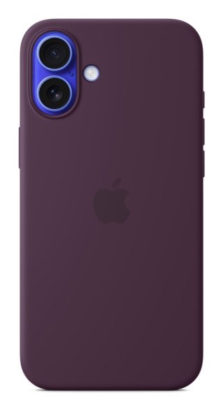 Silikonowe etui Apple z MagSafe Plum, do iPhone 16 Plus