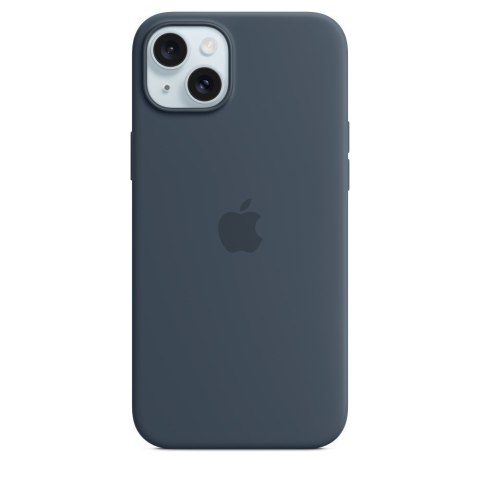 Silikonowe etui Apple z MagSafe Storm Blue, do Apple iPhone 15 Plus, MT123ZM/A