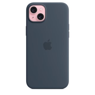Silikonowe etui Apple z MagSafe Storm Blue, do Apple iPhone 15 Plus, MT123ZM/A