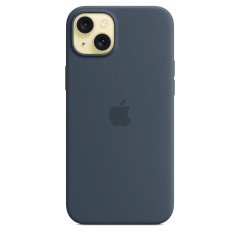 Silikonowe etui Apple z MagSafe Storm Blue, do Apple iPhone 15 Plus, MT123ZM/A