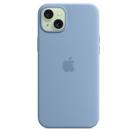 Silikonowe etui Apple z MagSafe Winter Blue, do iPhone 15 Plus Silikonowe etui Apple z MagSafe Winter Blue, do iPhone 15 Plus