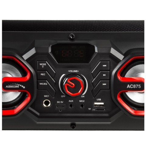 Głośnik przenośny bazooka Audiocore, bluetooth 5.0, radio FM, karta micro, SDIPX4, 2000mAh, AC875 Głośnik przenośny bazooka Audiocore, bluetooth 5.0, radio FM, karta micro, SDIPX4, 2000mAh, AC875