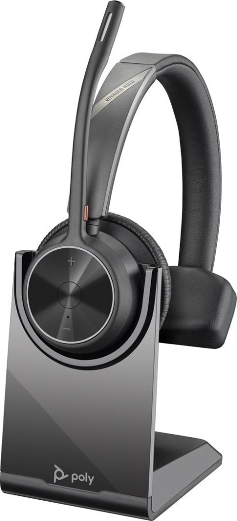 POLY Jednouszny zestaw słuchawkowy USB A Voyager 4310 + przejściówka BT700 USB-A + podstawka ładująca POLY Jednouszny zestaw słuchawkowy USB A Voyager 4310 + przejściówka BT700 USB-A + podstawka ładująca