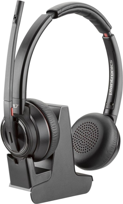POLY Zestaw słuchawkowy Savi 8220 UC z certyfikatem Microsoft Teams DECT 1880-1900 MHz USB-A POLY Zestaw słuchawkowy Savi 8220 UC z certyfikatem Microsoft Teams DECT 1880-1900 MHz USB-A