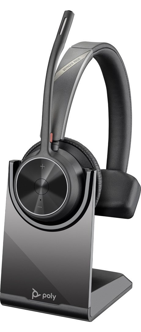 POLY Zestaw słuchawkowy Voyager 4310 USB-C + adapter BT700 + stacja ładująca POLY Zestaw słuchawkowy Voyager 4310 USB-C + adapter BT700 + stacja ładująca