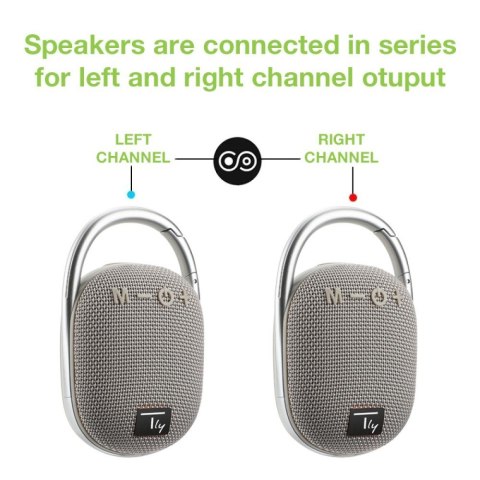 TECHLY GŁOŚNIK BLUETOOTH 5.3 BEZPRZEWODOWY 5W TWS TECHLY GŁOŚNIK BLUETOOTH 5.3 BEZPRZEWODOWY 5W TWS