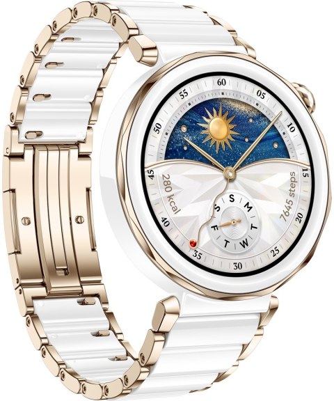 Huawei WATCH GT 5 Pro 42mm Jana-B29C | Inteligentny zegarek | GPS (satelitarny) | Dioda AMOLED | 1,32 cala | Ceramiczny biały Huawei WATCH GT 5 Pro 42mm Jana-B29C | Inteligentny zegarek | GPS (satelitarny) | Dioda AMOLED | 1,32 cala | Ceramiczny biały