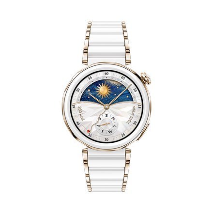 Huawei WATCH GT 5 Pro 42mm Jana-B29C | Inteligentny zegarek | GPS (satelitarny) | Dioda AMOLED | 1,32 cala | Ceramiczny biały Huawei WATCH GT 5 Pro 42mm Jana-B29C | Inteligentny zegarek | GPS (satelitarny) | Dioda AMOLED | 1,32 cala | Ceramiczny biały