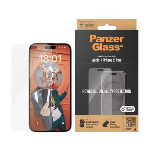 PanzerGlass Classic Fit Przezroczysta ochrona ekranu Apple 1 szt. PanzerGlass Classic Fit Przezroczysta ochrona ekranu Apple 1 szt.