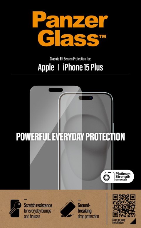 PanzerGlass Classic Fit Przezroczysta ochrona ekranu Apple 1 szt. PanzerGlass Classic Fit Przezroczysta ochrona ekranu Apple 1 szt.