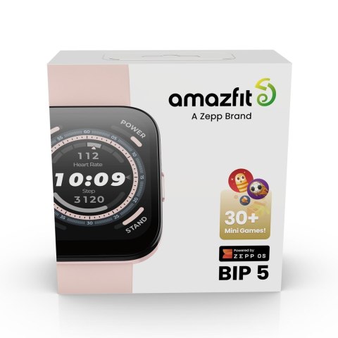 SMARTWATCH Amazfit Bip 5, Pastel Pink SMARTWATCH Amazfit Bip 5, Pastel Pink