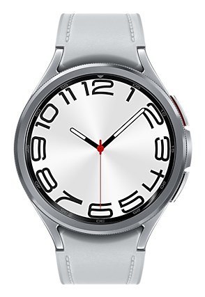 Samsung Galaxy Watch6 Classic SM-R965F 3,81 cm (1.5") OLED 47 mm Cyfrowy 480 x 480 px Ekran dotykowy 4G Srebrny Wi-Fi GPS