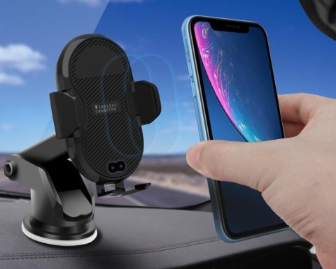 TECHLY UCHWYT DO SMARTPHONA Z ŁADOWARKĄ BEZPRZEWOD TECHLY UCHWYT DO SMARTPHONA Z ŁADOWARKĄ BEZPRZEWOD