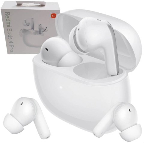 Xiaomi Redmi Buds 4 Pro Zestaw słuchawkowy True Wireless Stereo (TWS) Douszny Połączenia/muzyka Bluetooth Biały Xiaomi Redmi Buds 4 Pro Zestaw słuchawkowy True Wireless Stereo (TWS) Douszny Połączenia/muzyka Bluetooth Biały