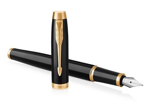 Pióro wieczne PARKER Füller IM Lacquer Juodas M Blau Pióro wieczne PARKER Füller IM Lacquer Juodas M Blau