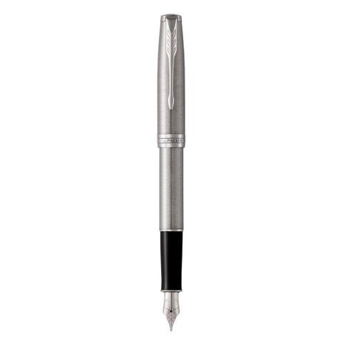 Pióro wieczne Parker Sonnet Medium Nib Stainless Steel Palladium Finish Trim Gift Boxed Pióro wieczne Parker Sonnet Medium Nib Stainless Steel Palladium Finish Trim Gift Boxed