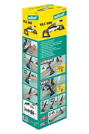 Wolfcraft GmbH VLC 800 Czarny 46,5 cm Wolfcraft GmbH VLC 800 Czarny 46,5 cm