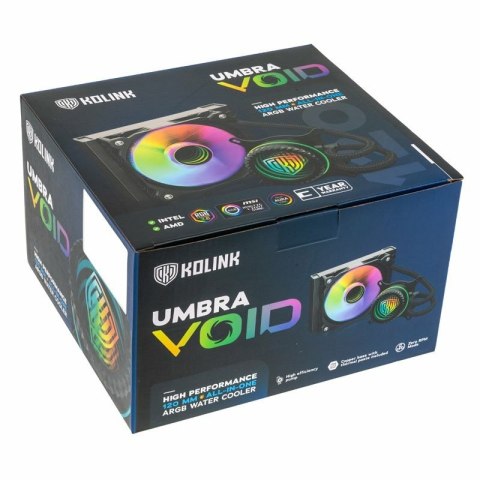 Chłodnica wodna procesora Kolink Umbra Void 120 AIO Chłodnica wodna procesora Kolink Umbra Void 120 AIO