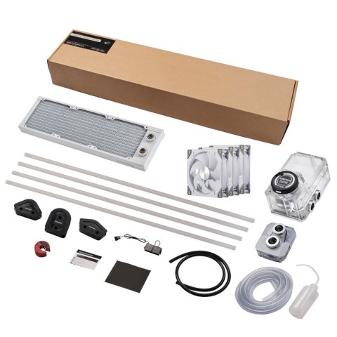PHANTEKS Glacier EZ-Fit 360 D30-KIT, zestaw chłodzenia wodą - biały PHANTEKS Glacier EZ-Fit 360 D30-KIT, zestaw chłodzenia wodą - biały