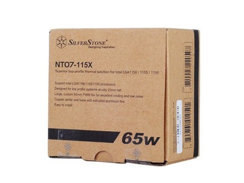 Silverstone SST-NT07-115X system chłodzenia komputerów Chipset Chlodnica/wentylator 8 cm Czarny, Metaliczny Silverstone SST-NT07-115X system chłodzenia komputerów Chipset Chlodnica/wentylator 8 cm Czarny, Metaliczny