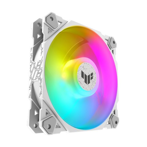 ASUS TUF GAMING TF120 ARGB WHITE EDITION Obudowa komputera Chłodnica powietrza 12 cm Biały 1 szt. ASUS TUF GAMING TF120 ARGB WHITE EDITION Obudowa komputera Chłodnica powietrza 12 cm Biały 1 szt.