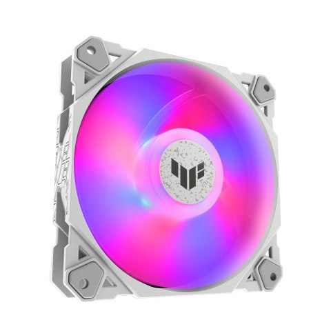 ASUS TUF GAMING TF120 ARGB WHITE EDITION Obudowa komputera Chłodnica powietrza 12 cm Biały 1 szt. ASUS TUF GAMING TF120 ARGB WHITE EDITION Obudowa komputera Chłodnica powietrza 12 cm Biały 1 szt.