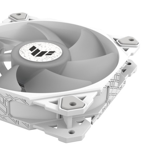 ASUS TUF GAMING TF120 ARGB WHITE EDITION Obudowa komputera Chłodnica powietrza 12 cm Biały 1 szt. ASUS TUF GAMING TF120 ARGB WHITE EDITION Obudowa komputera Chłodnica powietrza 12 cm Biały 1 szt.