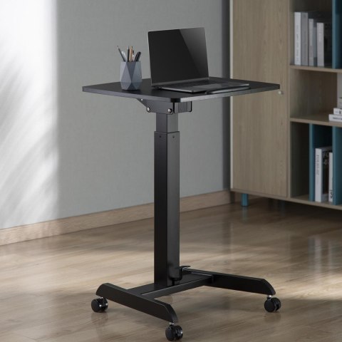Biurko stolik do laptopa Maclean, regulacja wysokości, do pracy stojąco siedzącej, max wys 113cm, MC-892B Biurko stolik do laptopa Maclean, regulacja wysokości, do pracy stojąco siedzącej, max wys 113cm, MC-892B