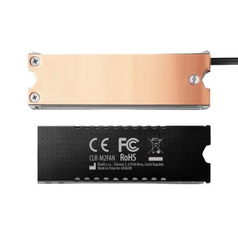 Chłodzenie do dysku M.2 SSD 2280 Axagon CLR-M2FAN Chłodzenie do dysku M.2 SSD 2280 Axagon CLR-M2FAN