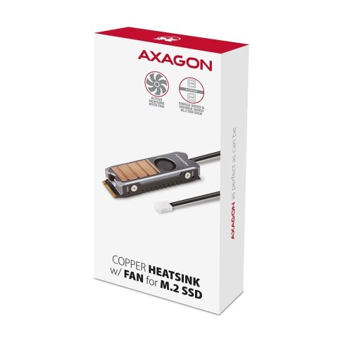 Chłodzenie do dysku M.2 SSD 2280 Axagon CLR-M2FAN Chłodzenie do dysku M.2 SSD 2280 Axagon CLR-M2FAN